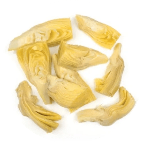 canned Artichokes Hearts, Quarters, Bottoms, Marinated and Grilled.