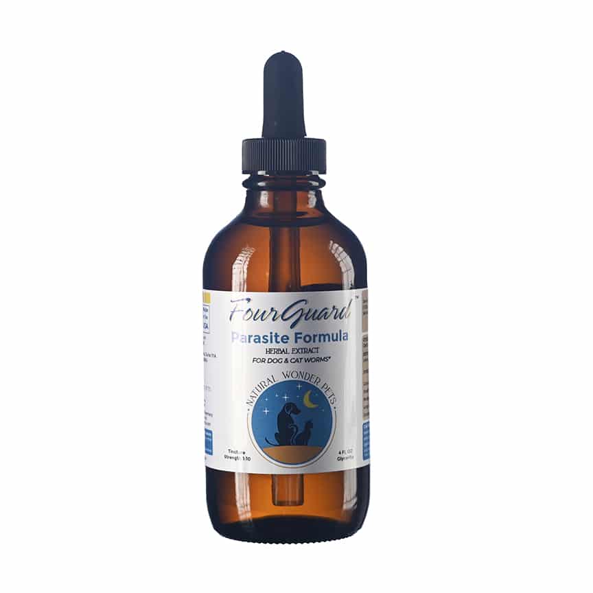 FourGuard Liquid Herbal Parasite Cleanse for Dogs & Cats 4oz