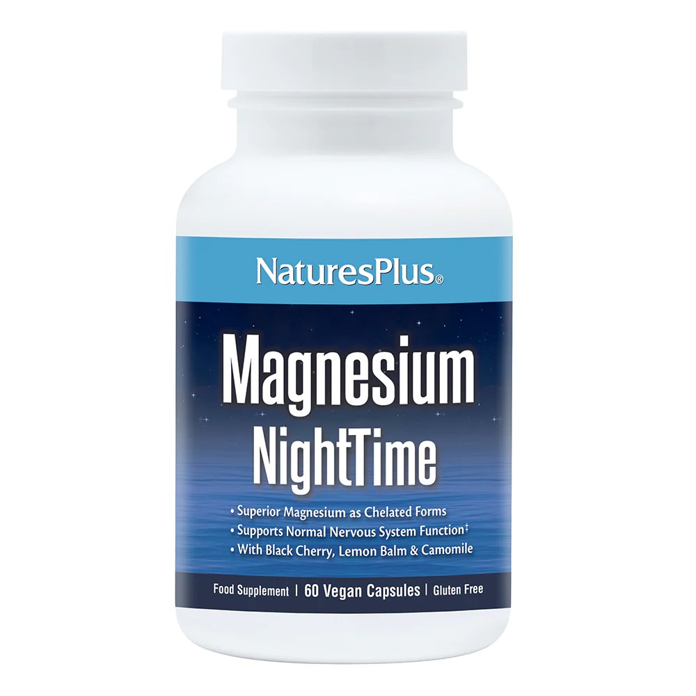 Magnesium Night Time Capsules Natural Balance, since 1993