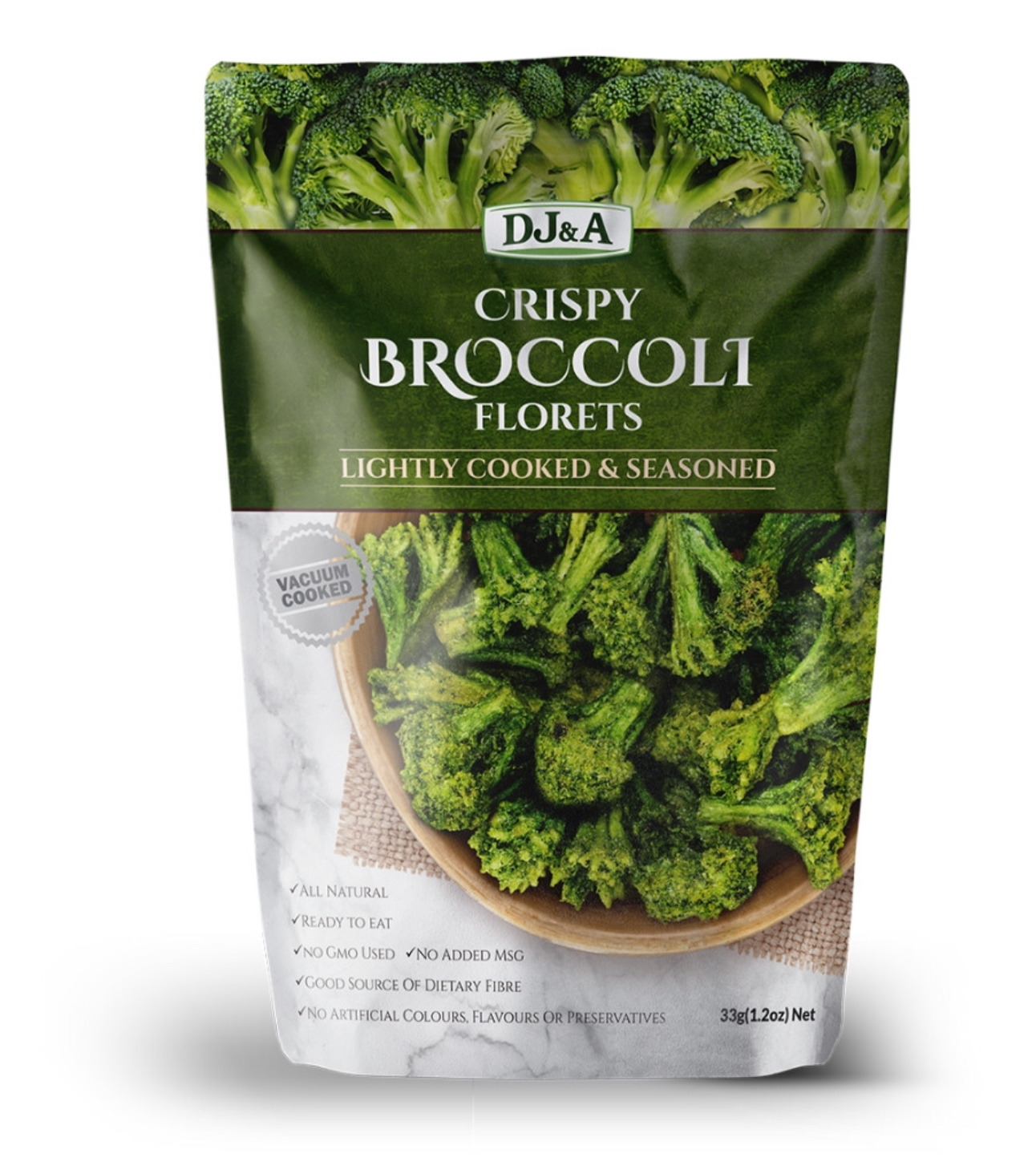 DJ & A Crispy Broccoli Florets Chips 25g