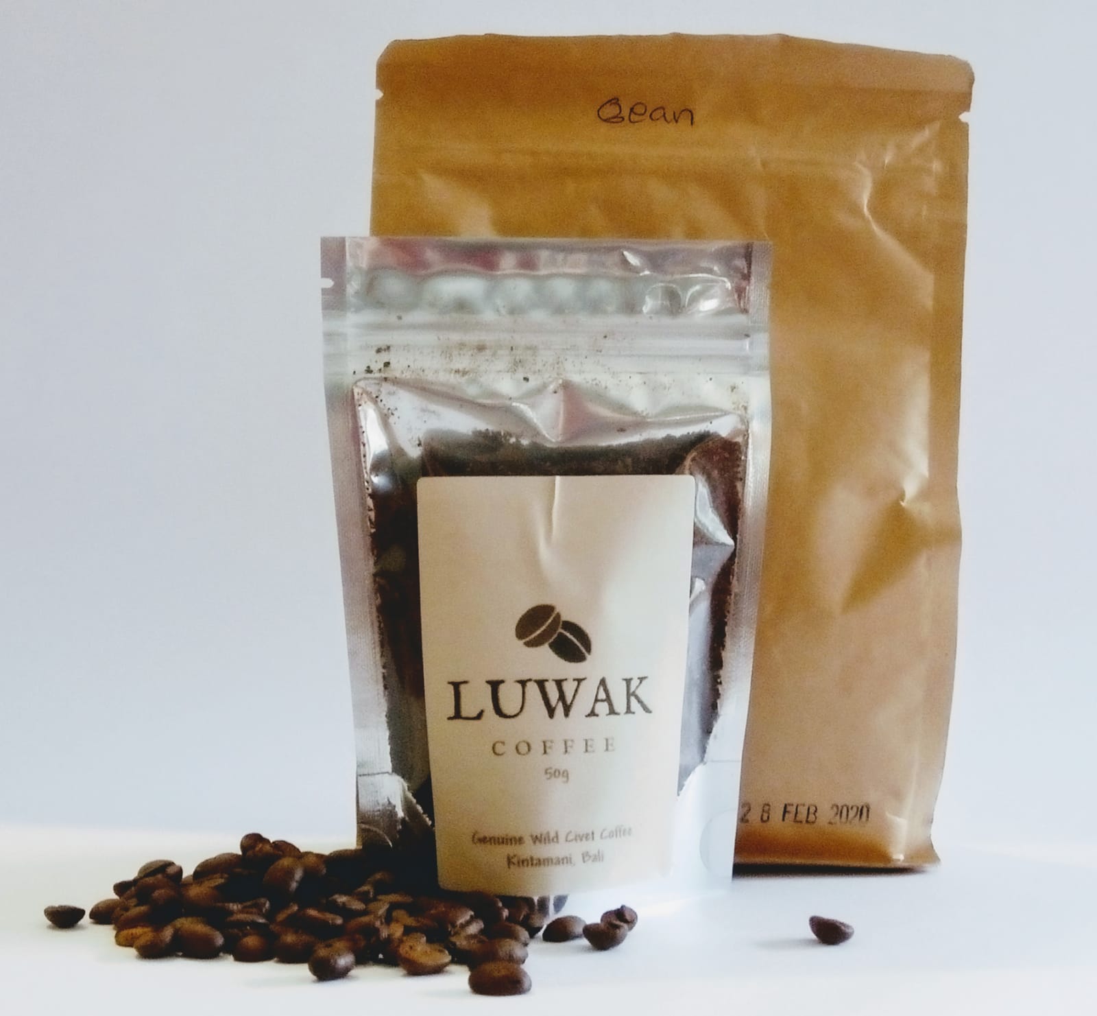 Kopi Luwak Genuine Wild Civet Coffee from Bali, Indonesia Natural