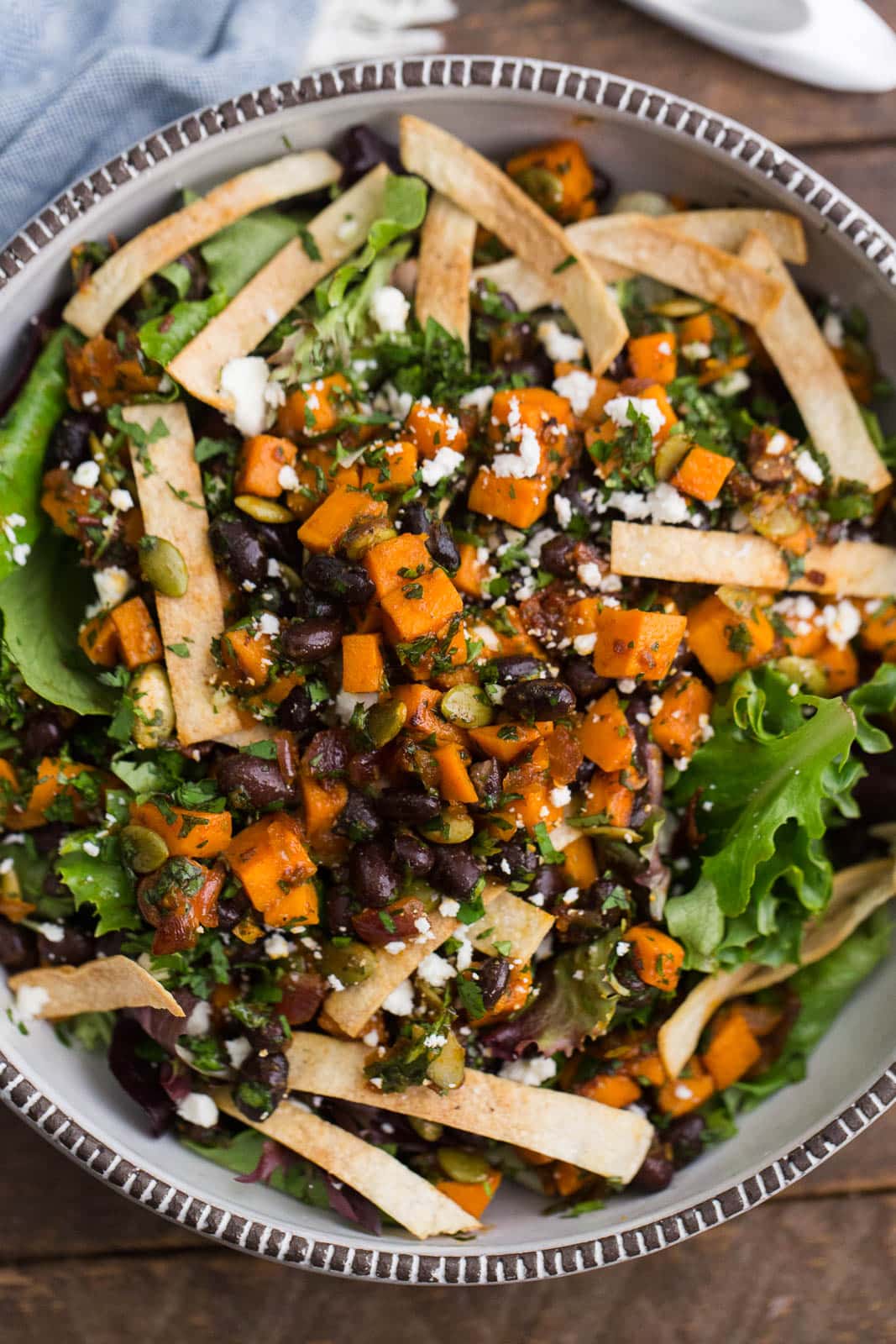 Chipotle Sweet Potato Taco Salad Naturally Ella