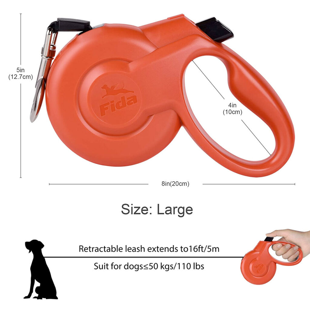 Fida Retractable Dog Leash Heavy Duty (Styleash Series