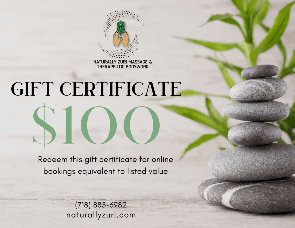 Our Rates and Packages at NATURALLY ZURI MASSAGE & THERAPEUTIC BODYWORK