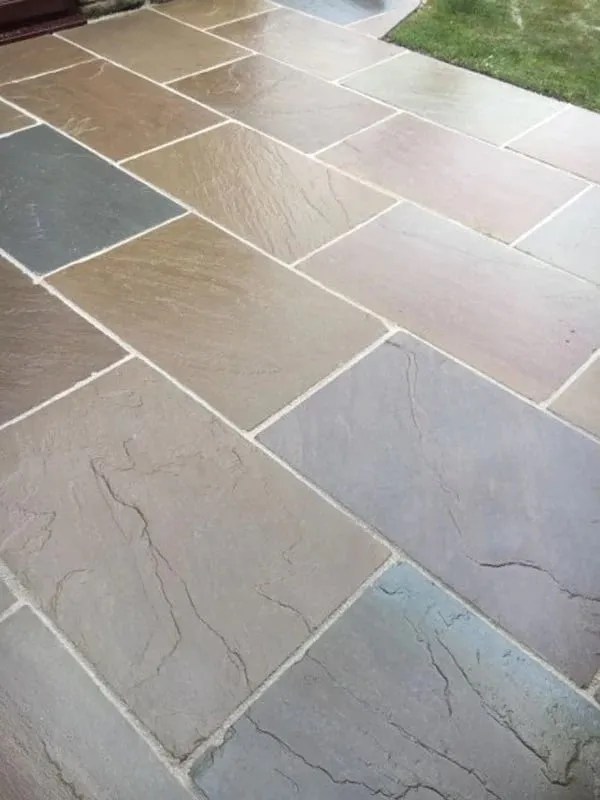 Raj Green 18mm 600mm x 900mm 1 SQM Natural Paving