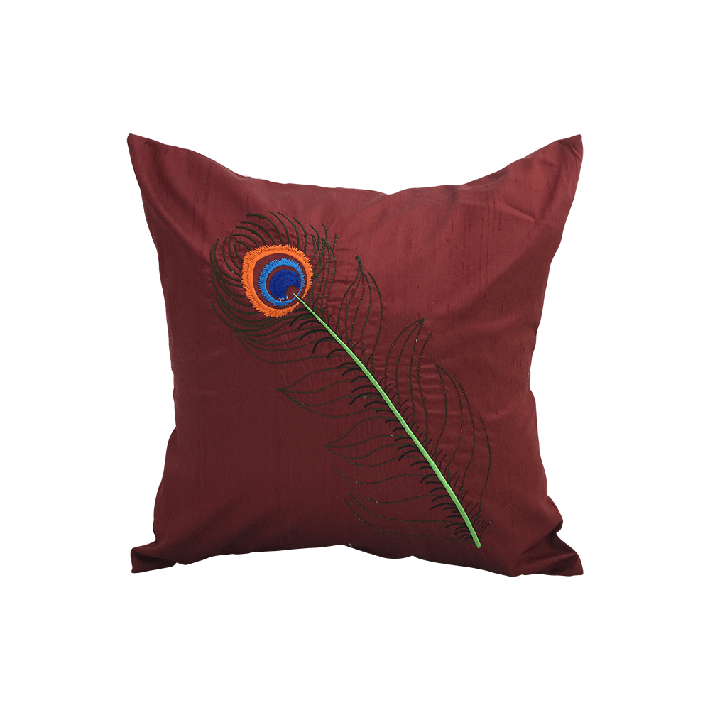 Cushion Cover Feather 3231 Natural Silk Factory