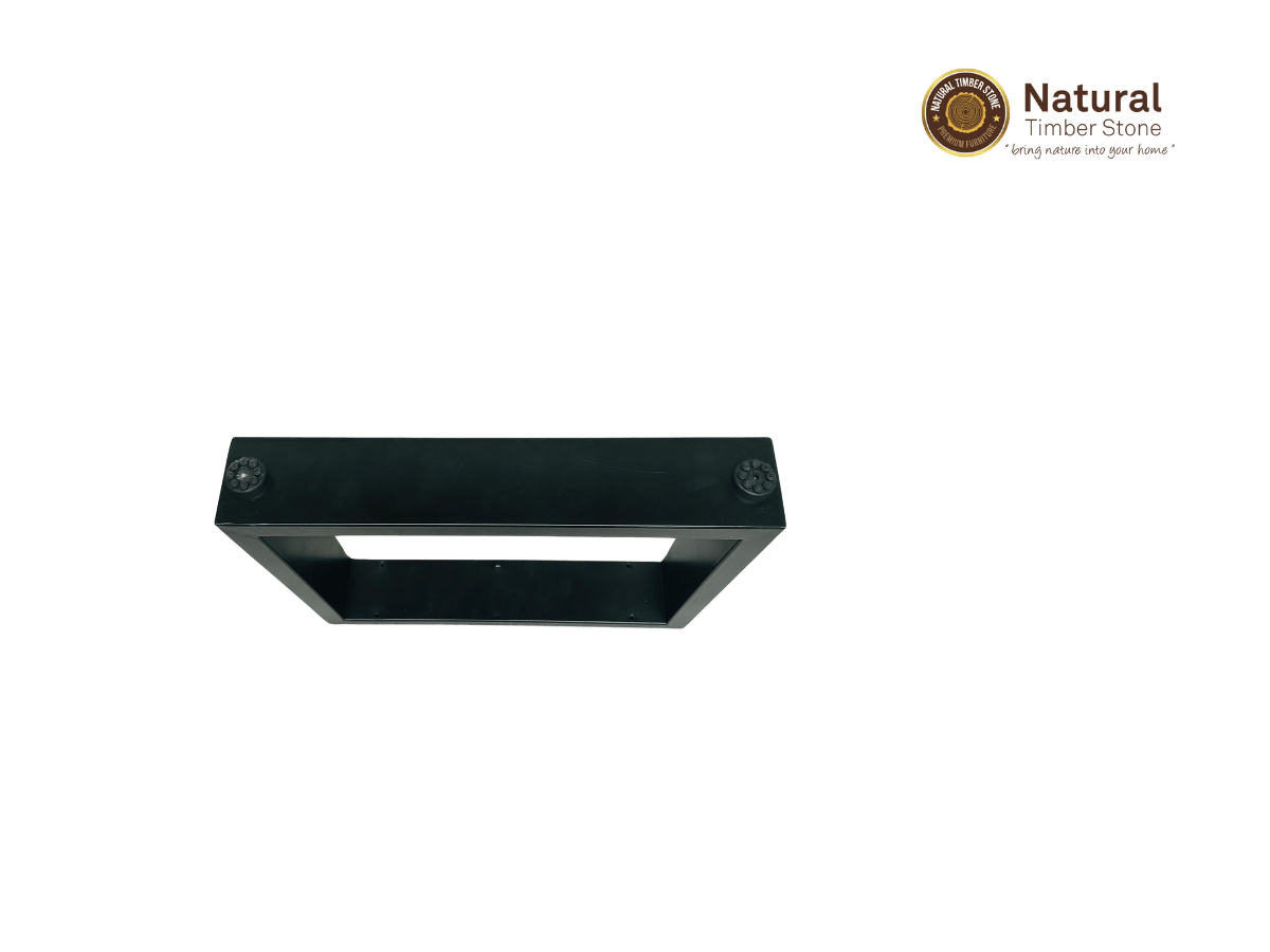 NTSU40C U Shaped Coffee Table Leg Natural Timber Stone