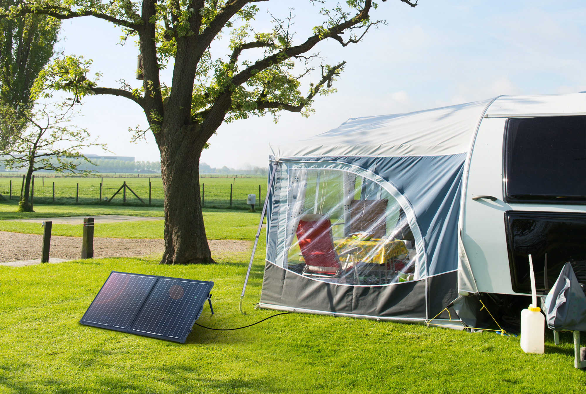 80 Watt Monocrystalline Briefcase Solar Panel