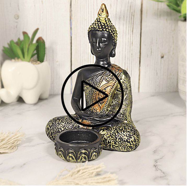 Buddha Tea Light Holder Buddha Candle Holder Nature's Artifacts