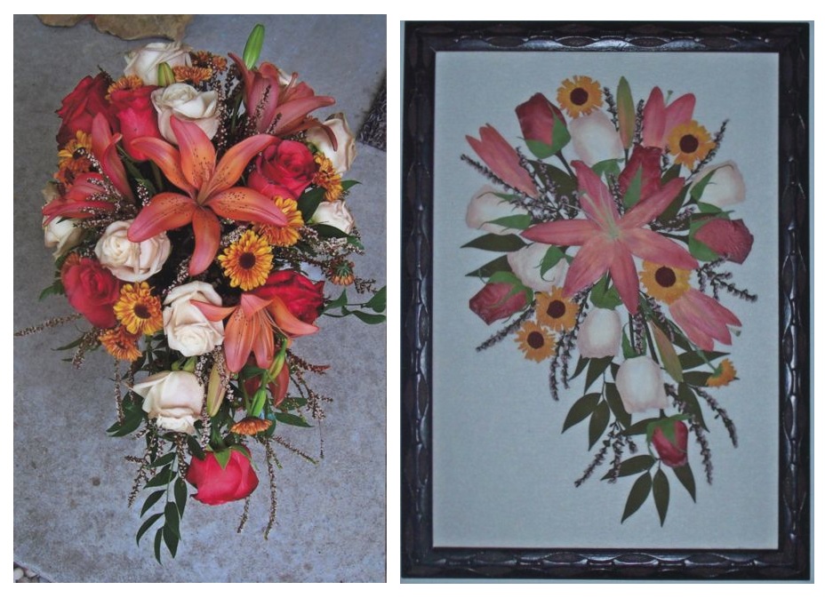 Wedding Bouquets Nature's Bouquet Pressed Flowers