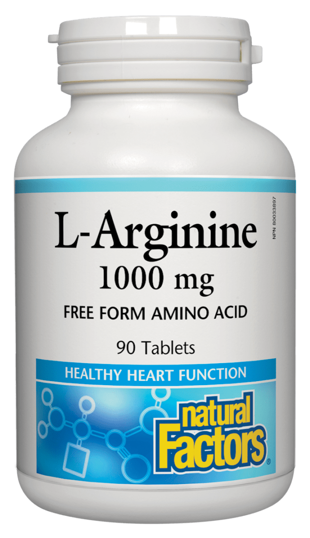 Natural Factors LArginine 1000 mg 90 Tabs Nature's Care
