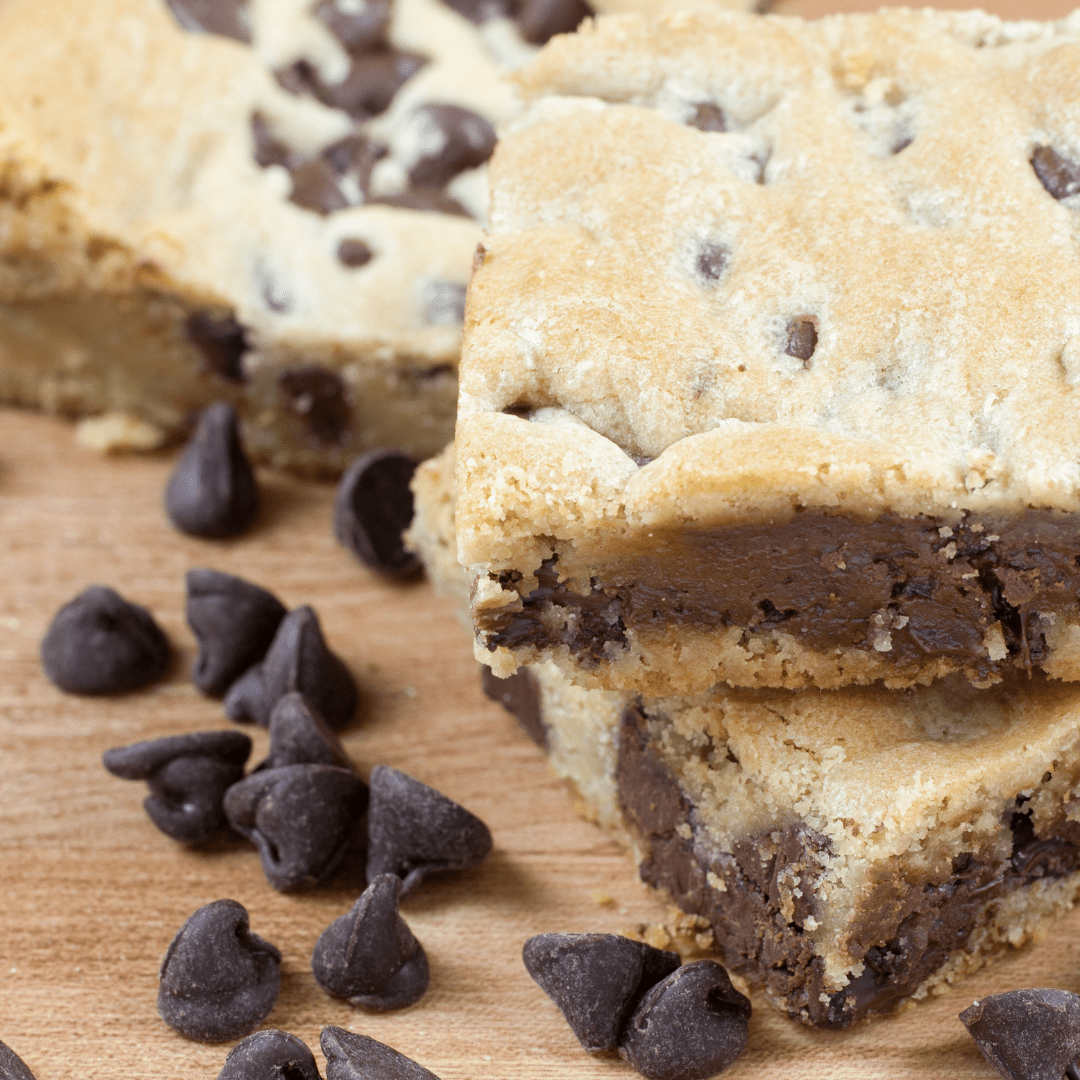 Pecan Flour Chocolate Chip Cookie Bars Nature's Eats
