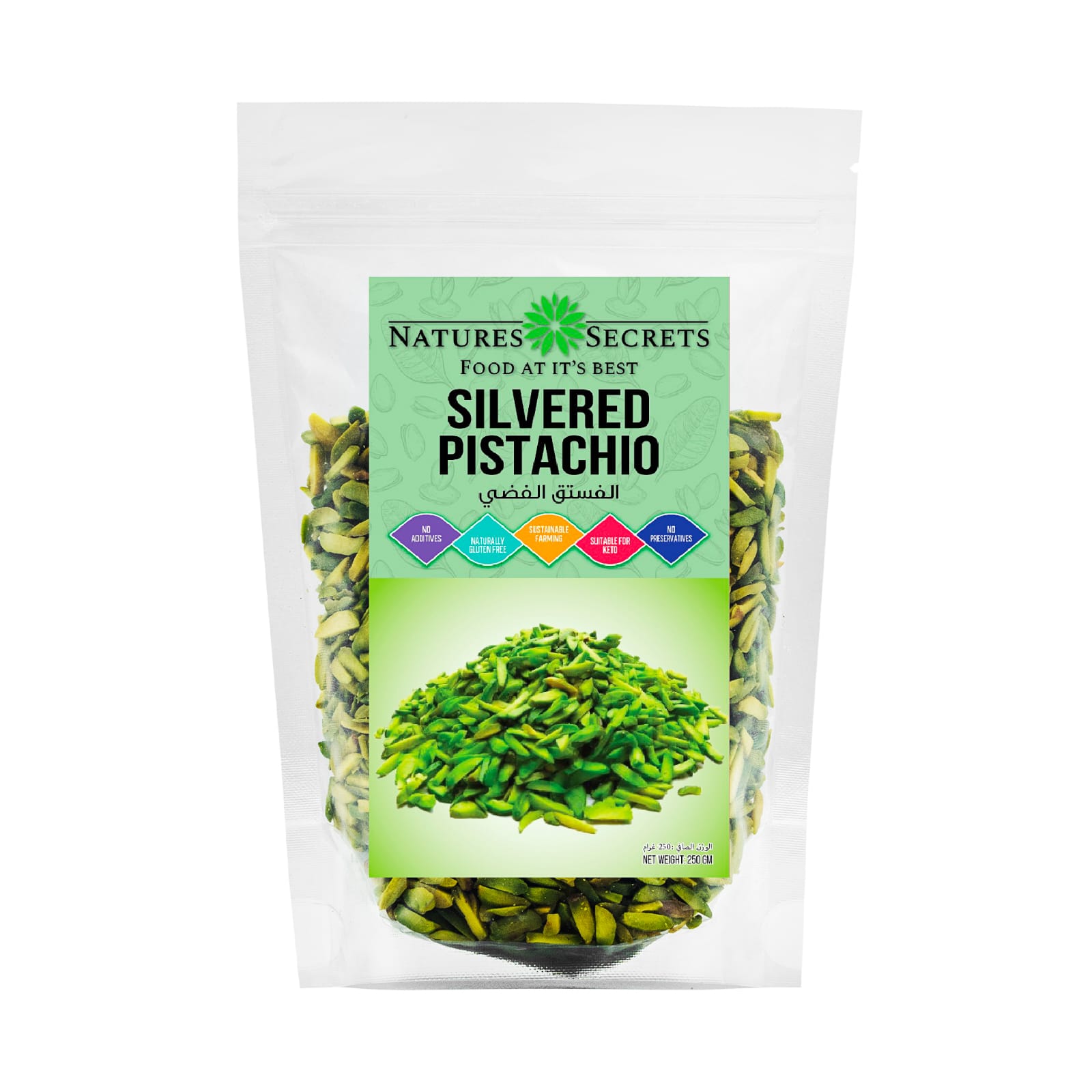 Slivered Pistachios in Dubai Natures Secrets