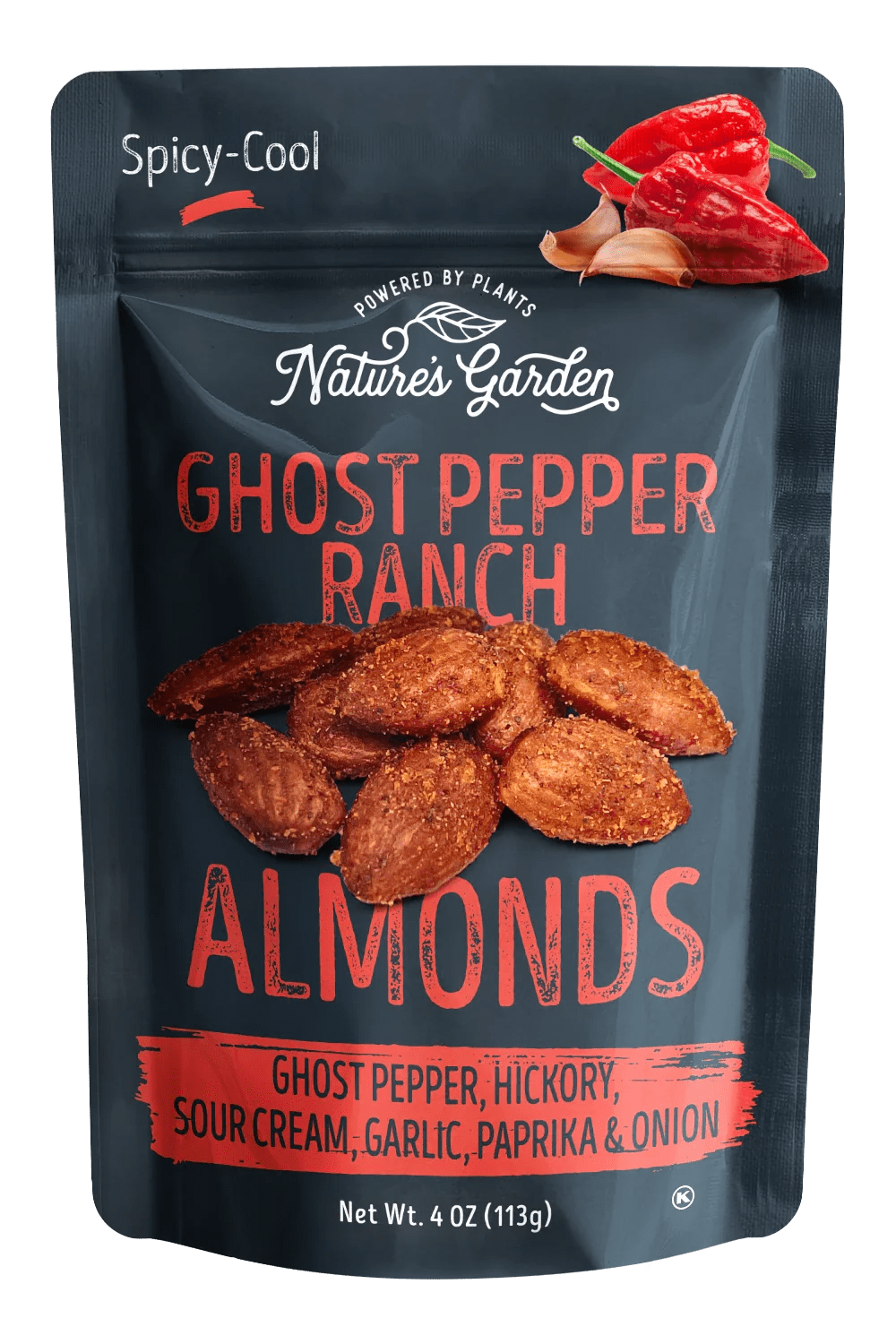 Ghost Pepper Ranch Almonds Nature's Garden