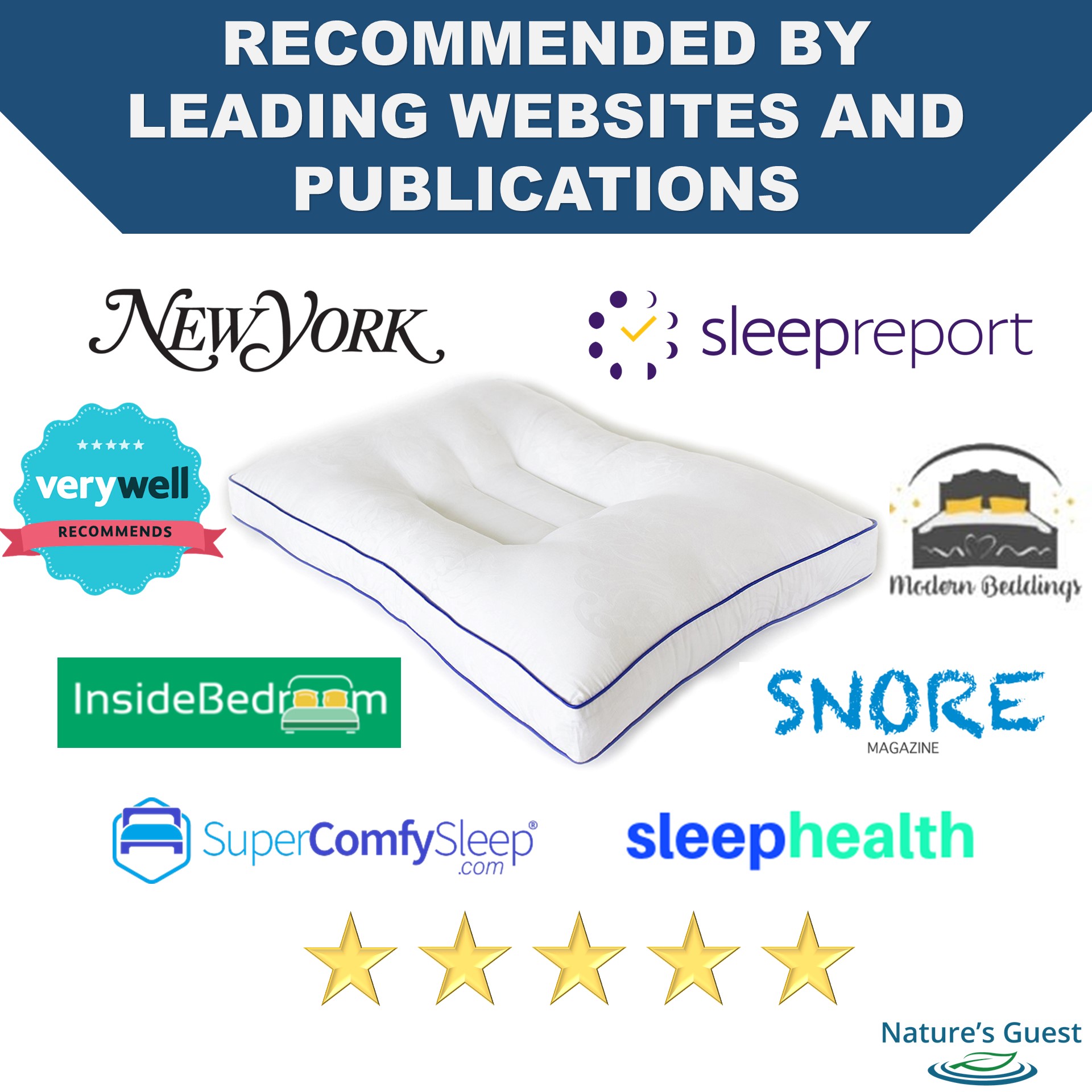 Nature's Guest Cervical Pillow