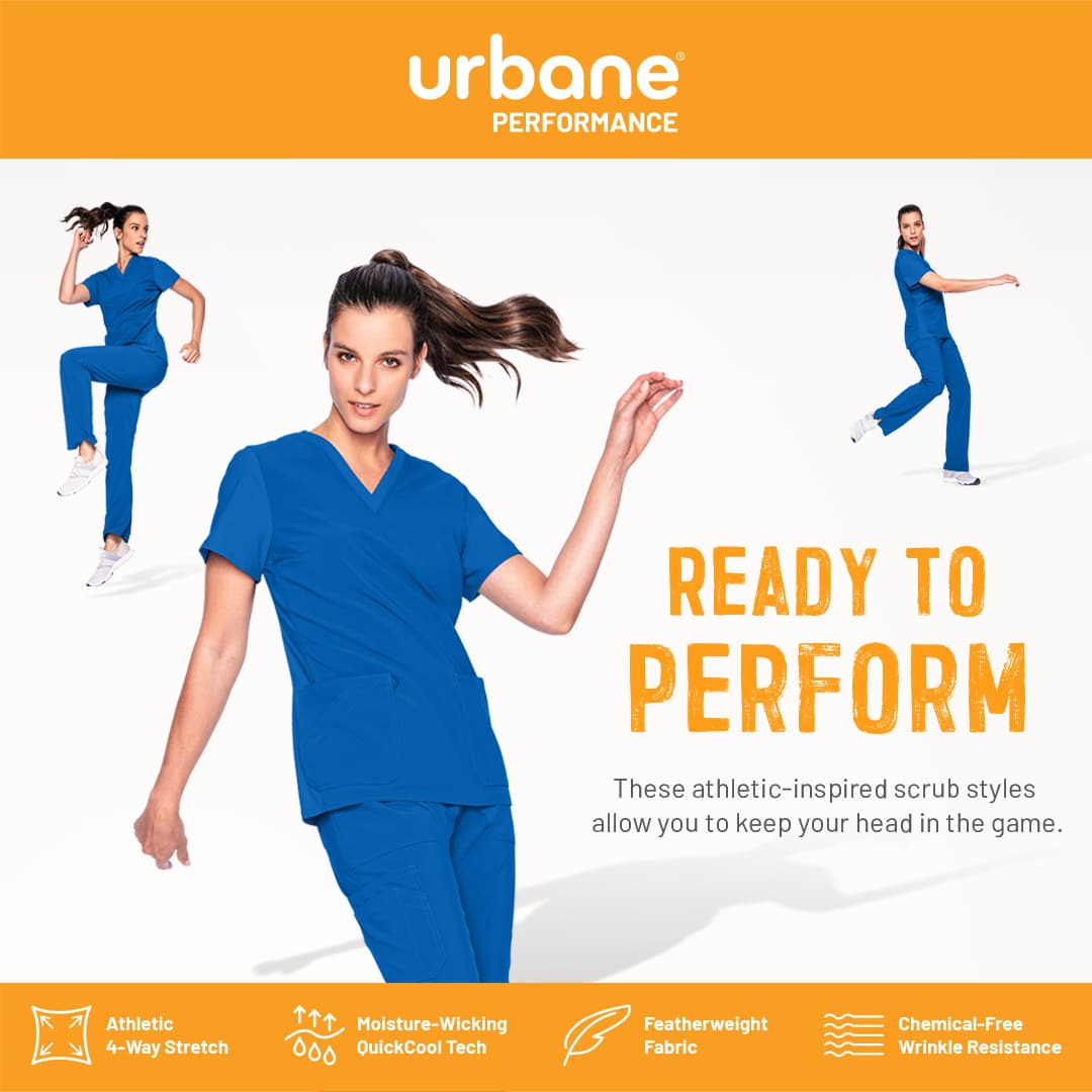 Scrubs that Perform New, Redesigned Performance by Urbane Scrubs