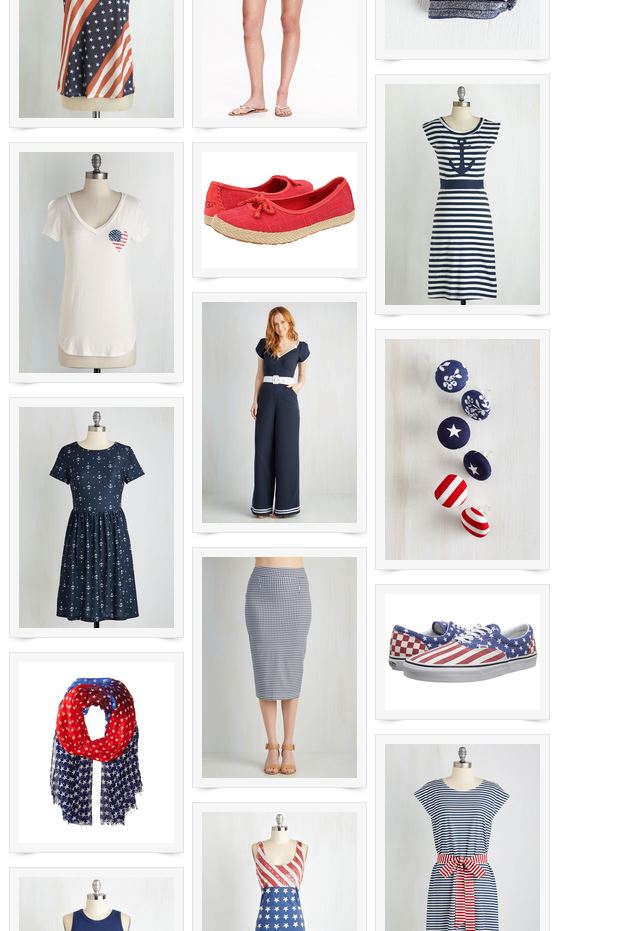 Red, White and Blue Clothes for the 4th of July Nautical Snob