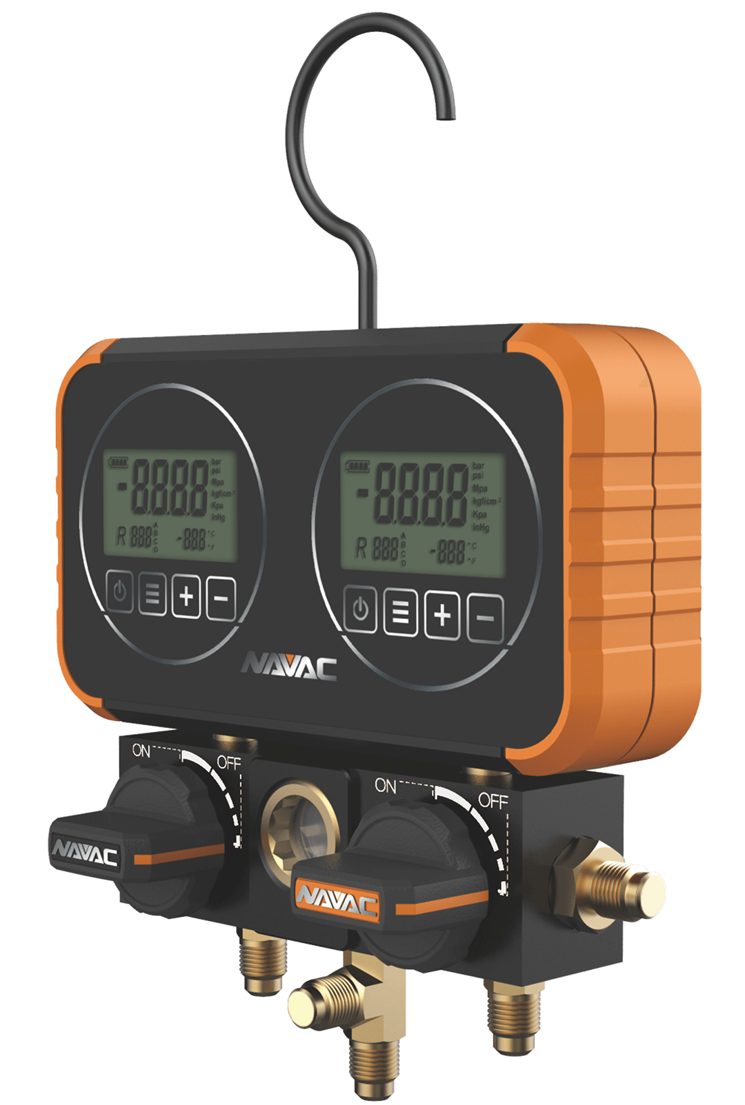 Manifold Gauges with Digital Display N2D4H NAVAC