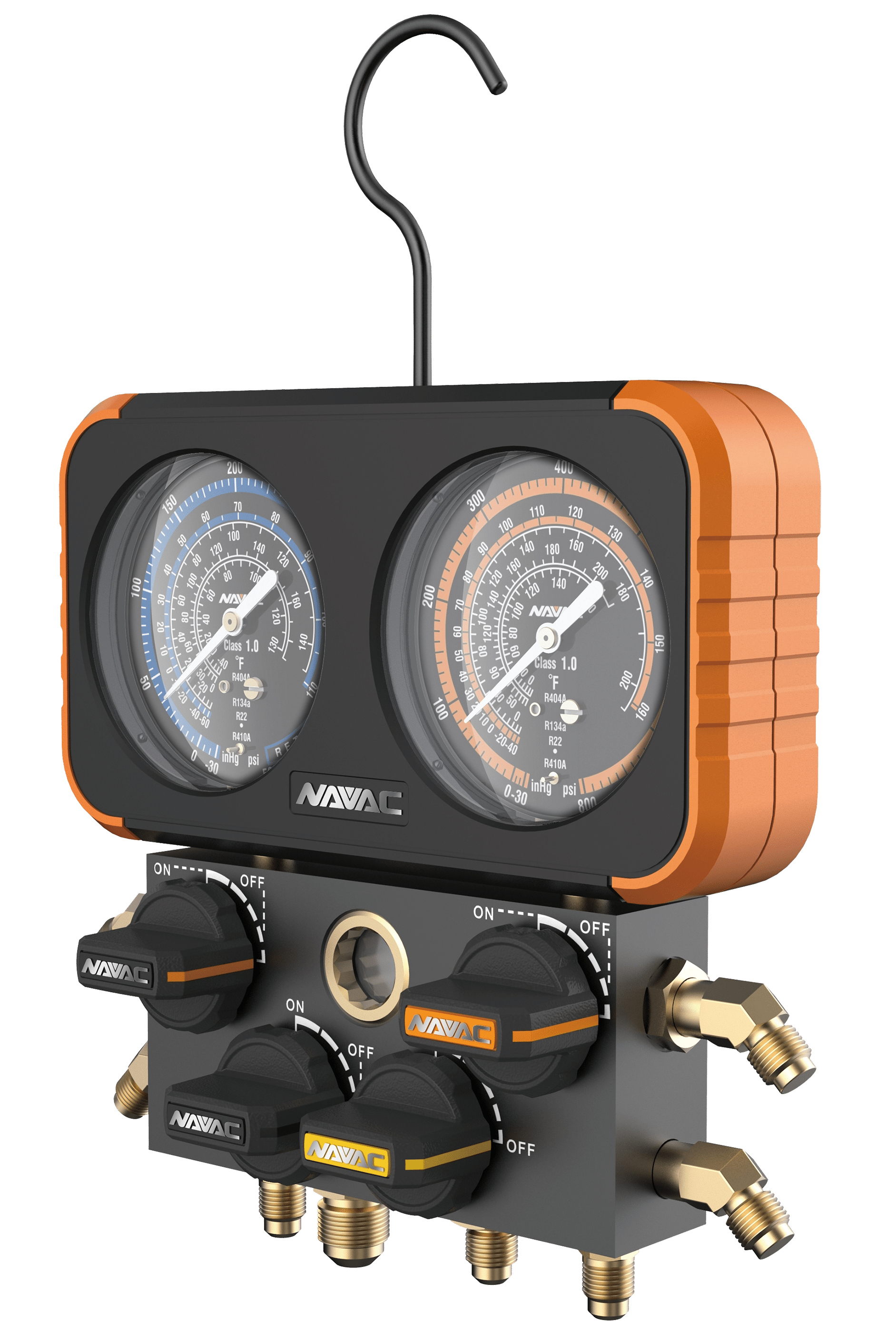 4Valve Manifold Gauge N4A4H NAVAC