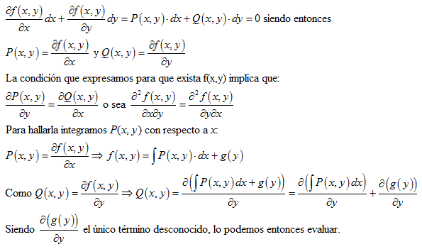 Ecuaciones Diferenciales Exactas