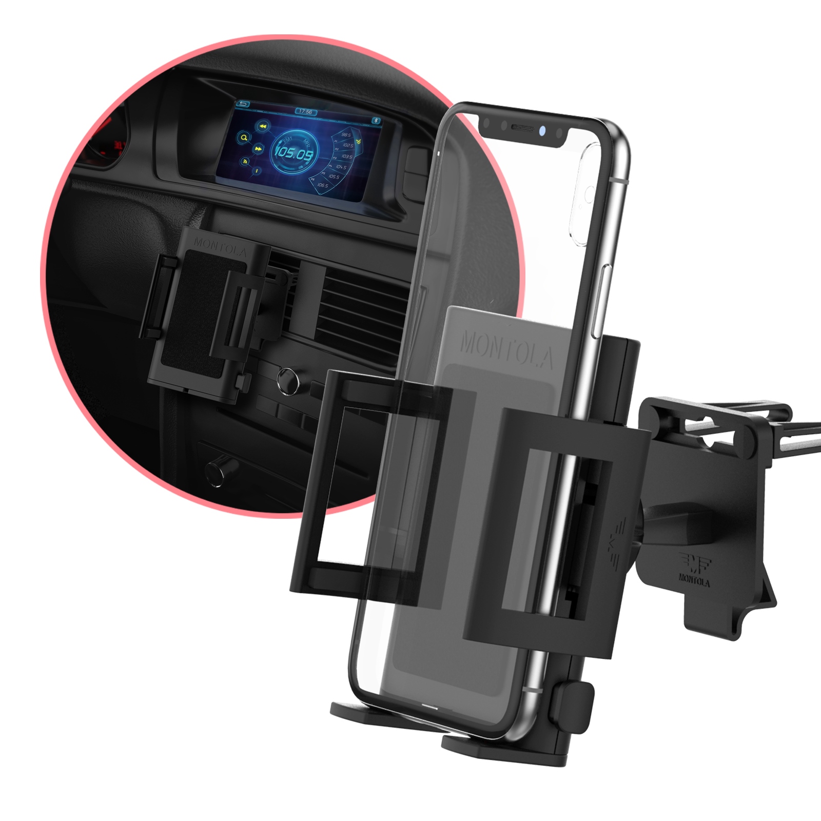 PKW KFZ Halterung M LÜFTUNG NAVI GPS Halter TomTom Go 6000 600 610 60