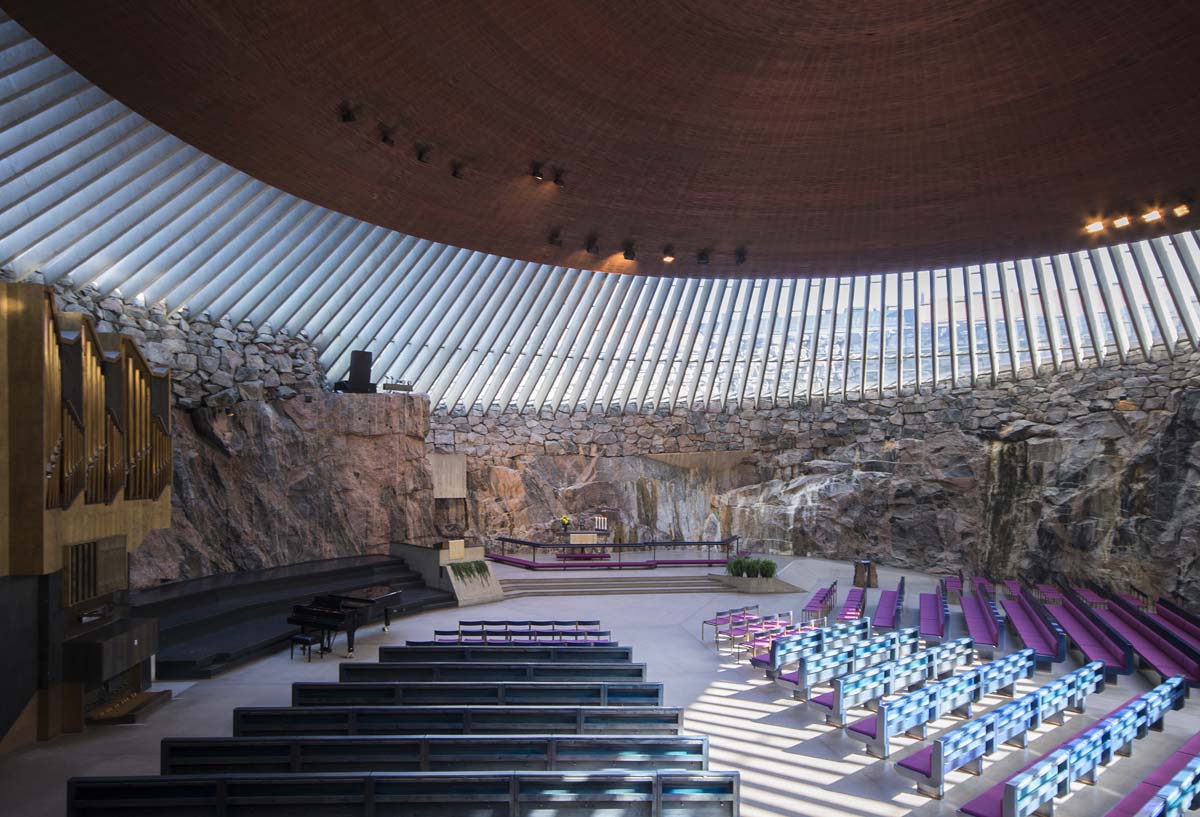 Temppeliaukio Church (Rock Church) · Finnish Architecture