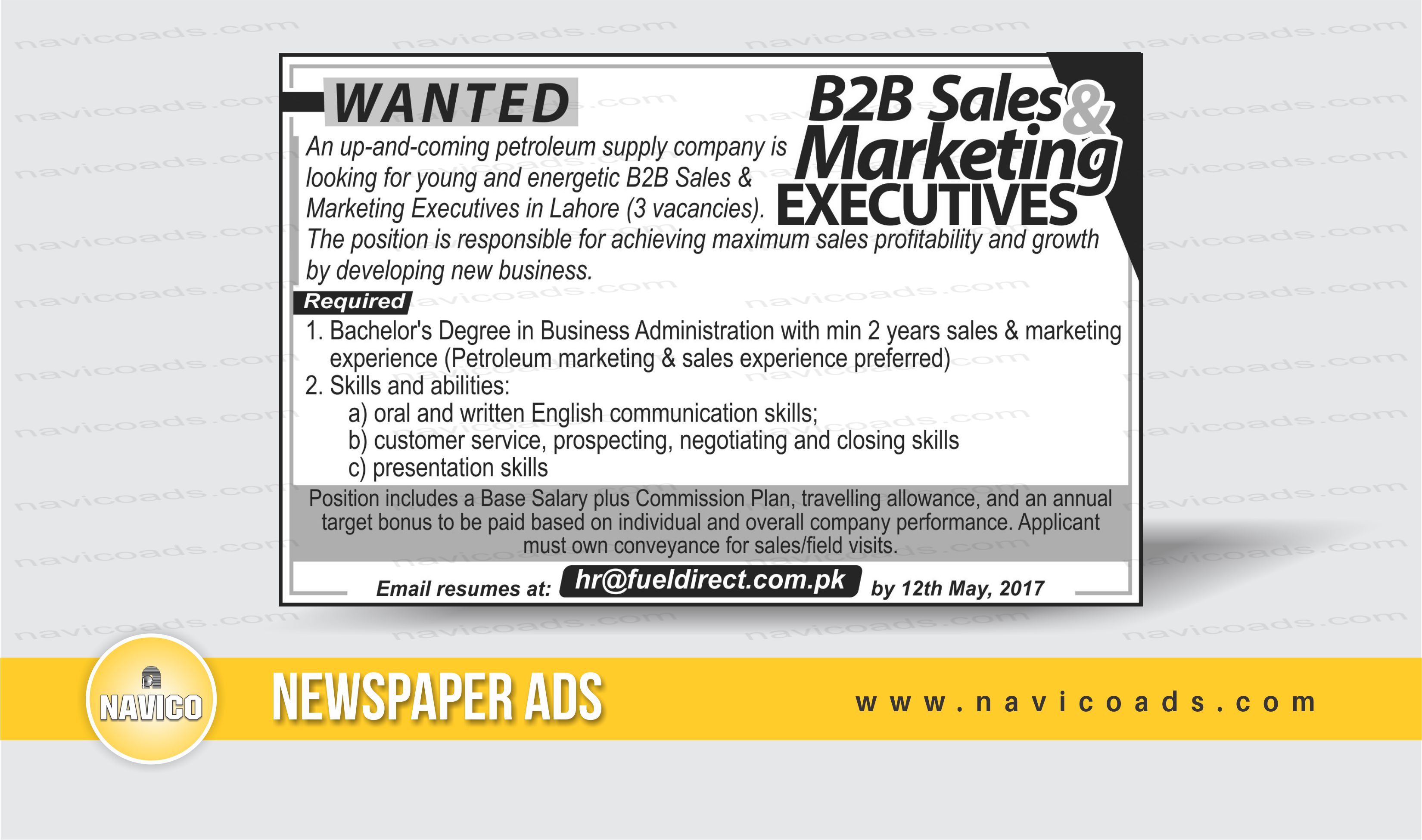 Sunday Jang Newspaper Karachi Jobs, Advertising Agencies In Pakistan