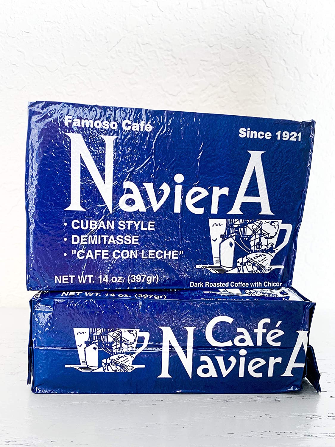 Naviera Cuban Style Dark Roasted Coffee Two pack (2 x 14 oz)! CB