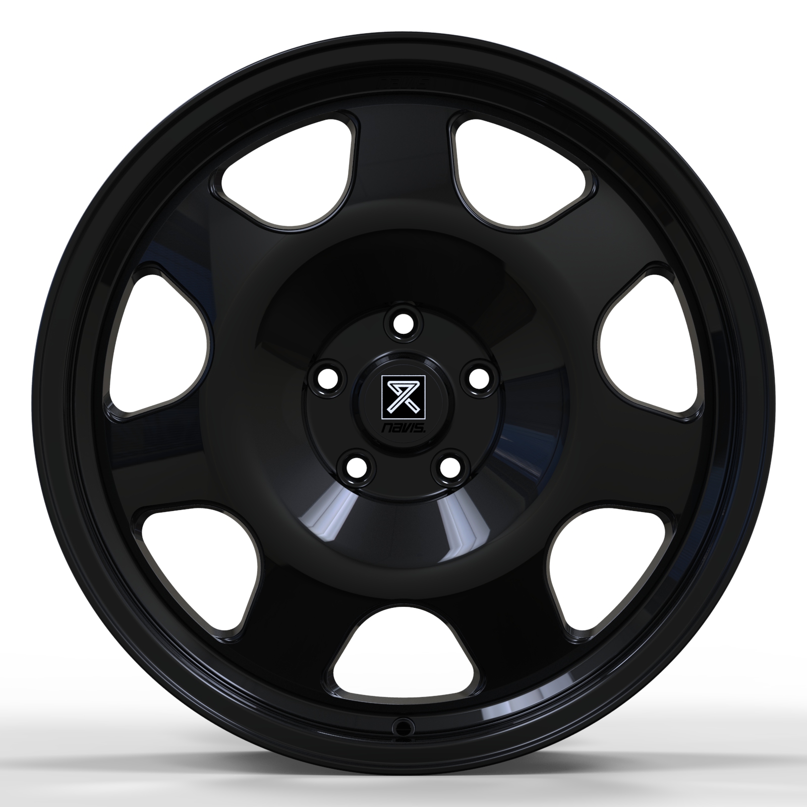 Navis GP7 20″ Black Finish Alloy Wheels Navis Wheels