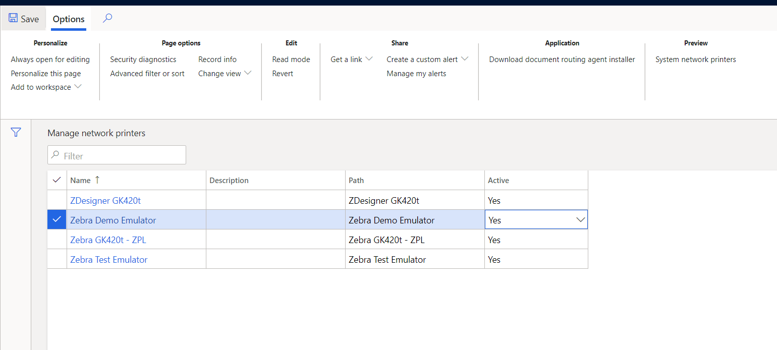 Configuration of Zebra Printer emulator on D365 FinOps Naviwala’s Corner