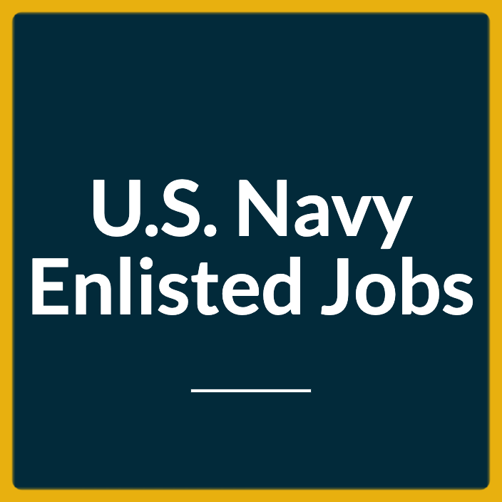 Navy Enlisted Jobs (2024)