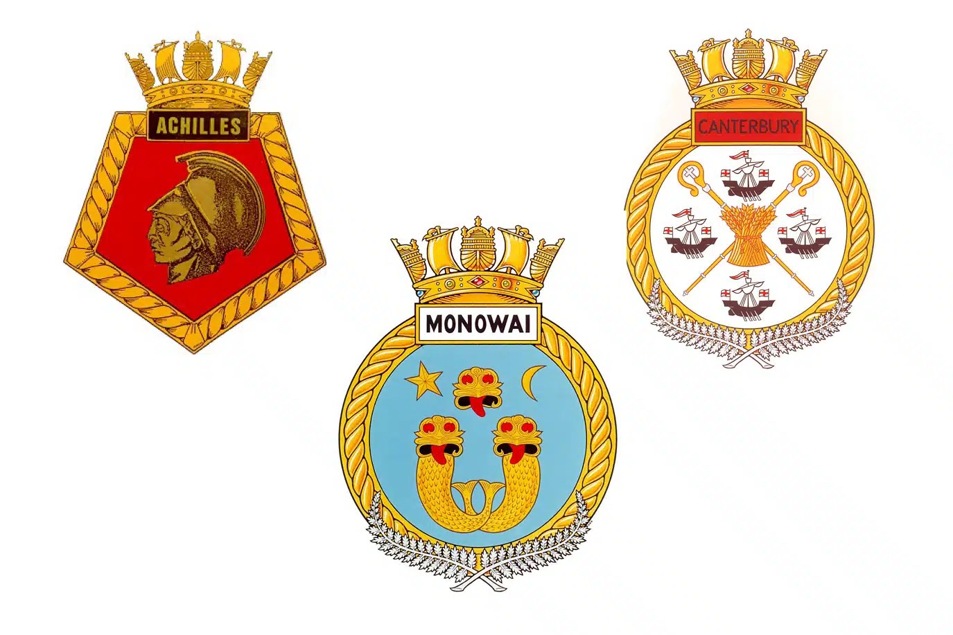 Ship & Unit Badges — National Museum of the Royal New Zealand Navy