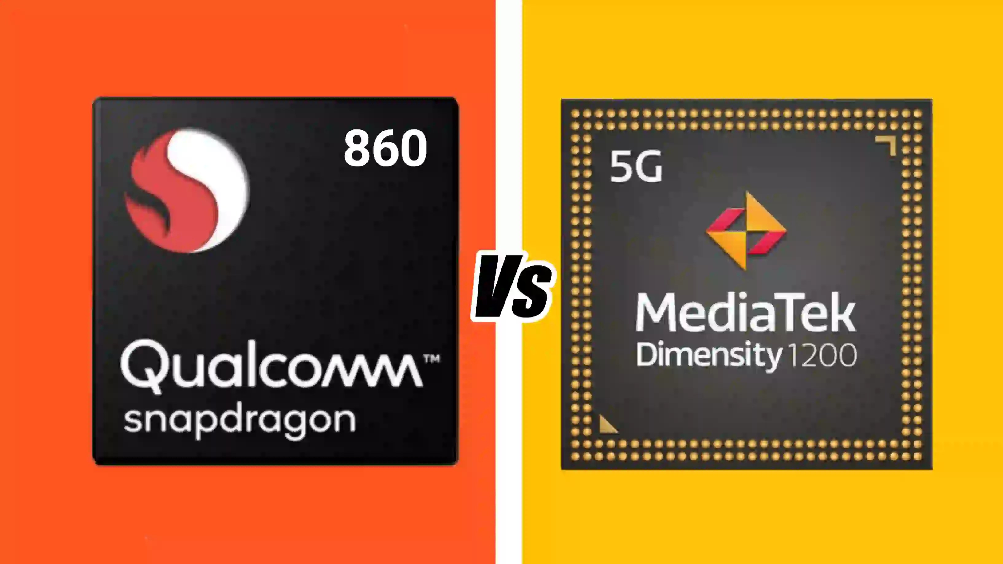 Snapdragon 860 Vs MediaTek Dimensity 1200 Specifications & Benchmarks