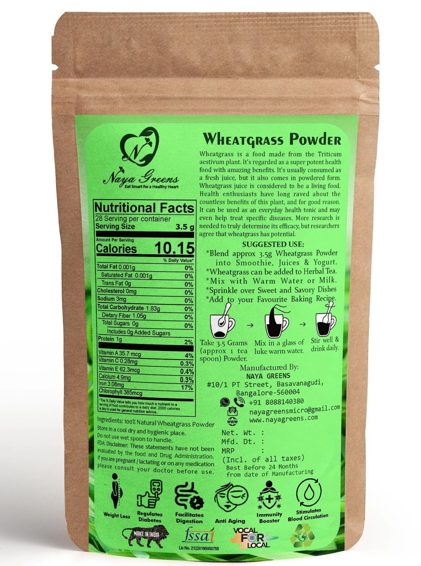 WheatGrass Powder Nayagreen