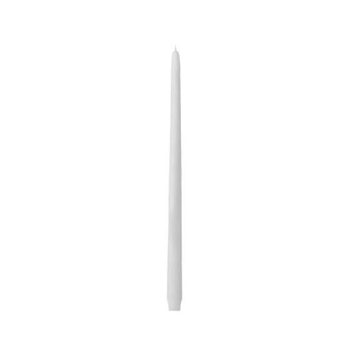 12" Taper Candle White Toronto Event Rentals Nayos