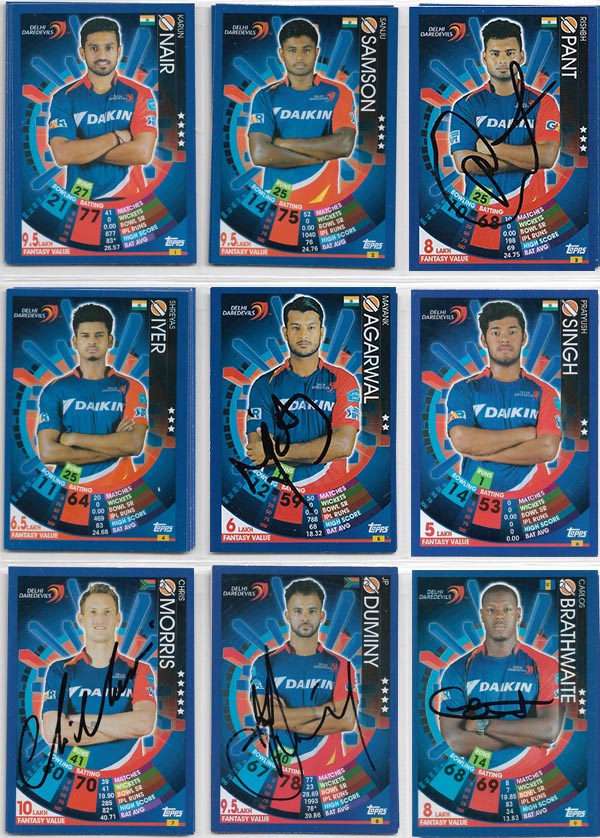 NAZIM'S CRICKET PAGE 2 (Cigarette/Trading Cards)