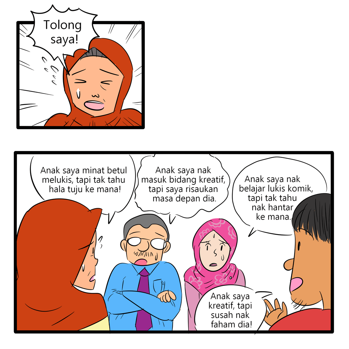 Cara Cara Melukis Komik Link tutorial lukis komik 1