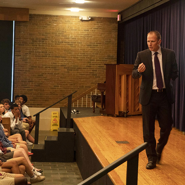 Chicago Bulls Assistant Coach Nate Loenser Honored as a Follin Speaker