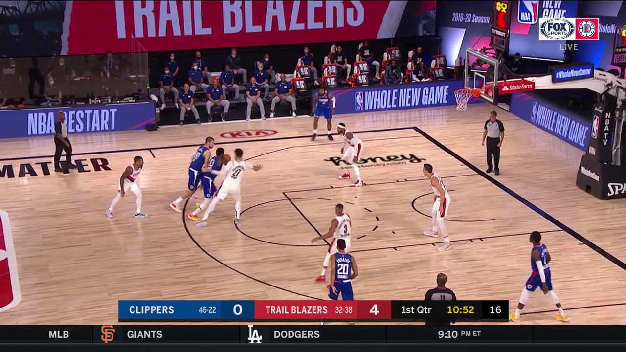 Watch Los Angeles Clippers Portland Trail Blazers 08 Aug 2020 NBA
