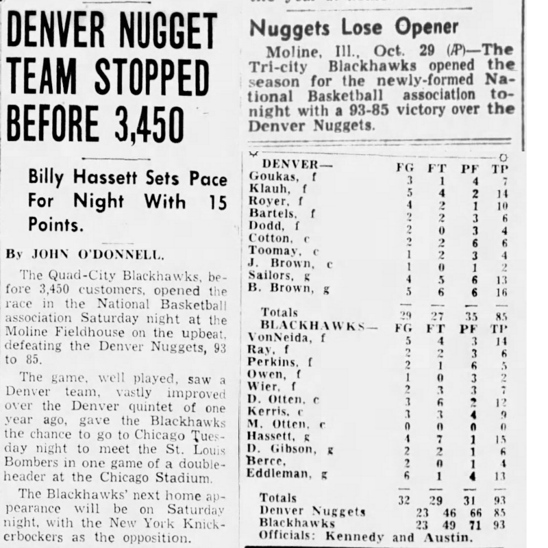 The Original Denver Nuggets