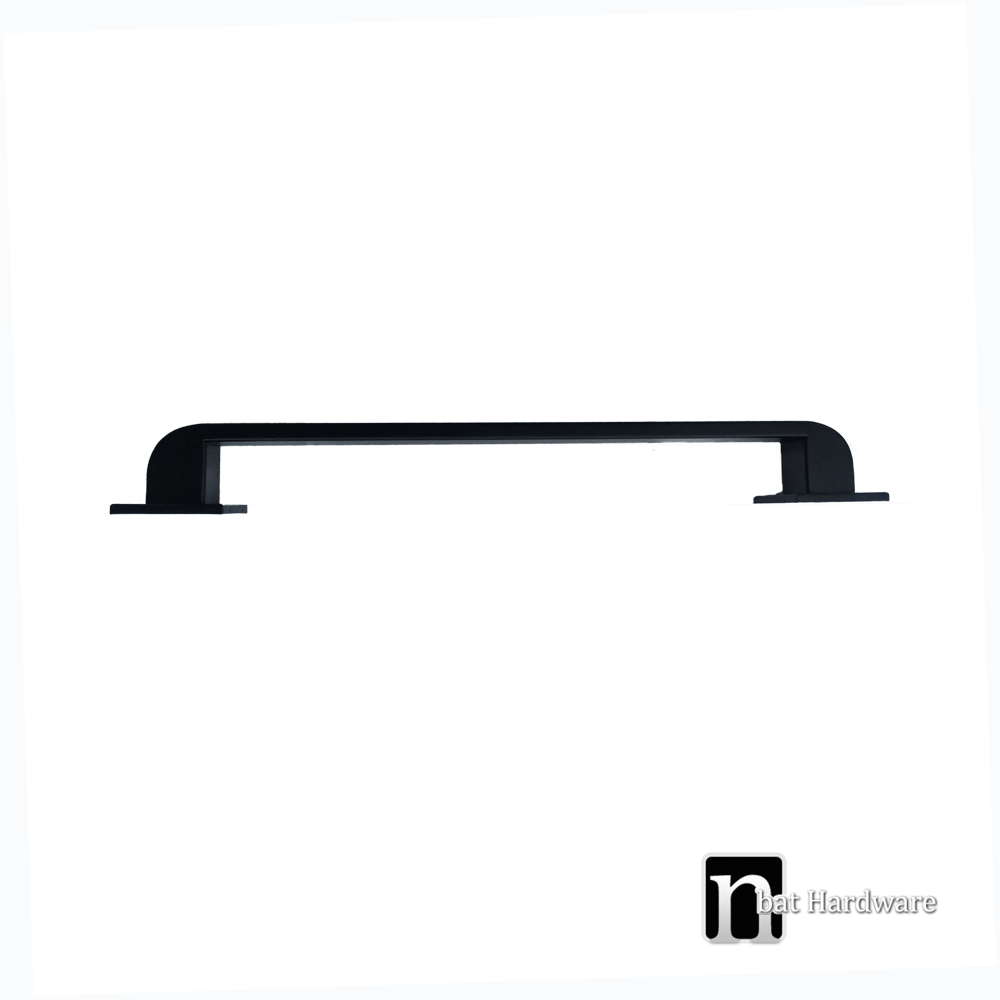 Matt Black Single 400mm Door Pull Handle nBat Hardware