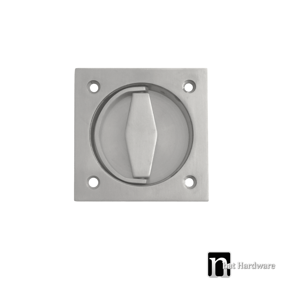 Square Sliding Door Flush Pull and Ring nBat Hardware