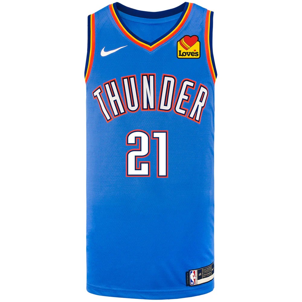 OKLAHOMA CITY THUNDER JALEN WILLIAMS ICON SWINGMAN JERSEY 2023-24 ...