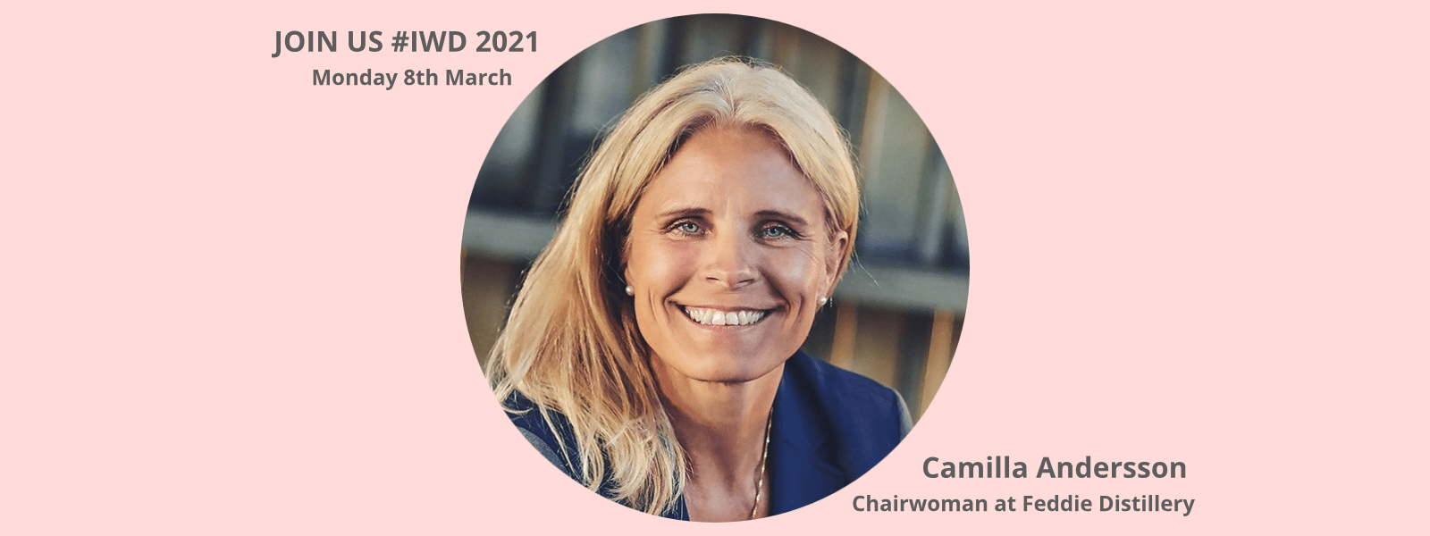 Greeting From IWD Speaker Camilla Andersson Norwegian British Chamber