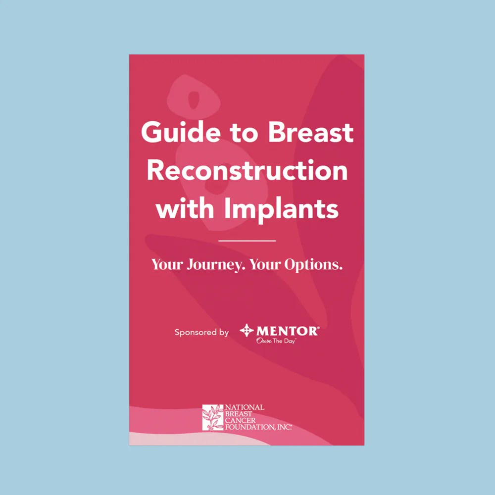 Breast Reconstruction Guide 10 Count Educational Material NBCF Shop