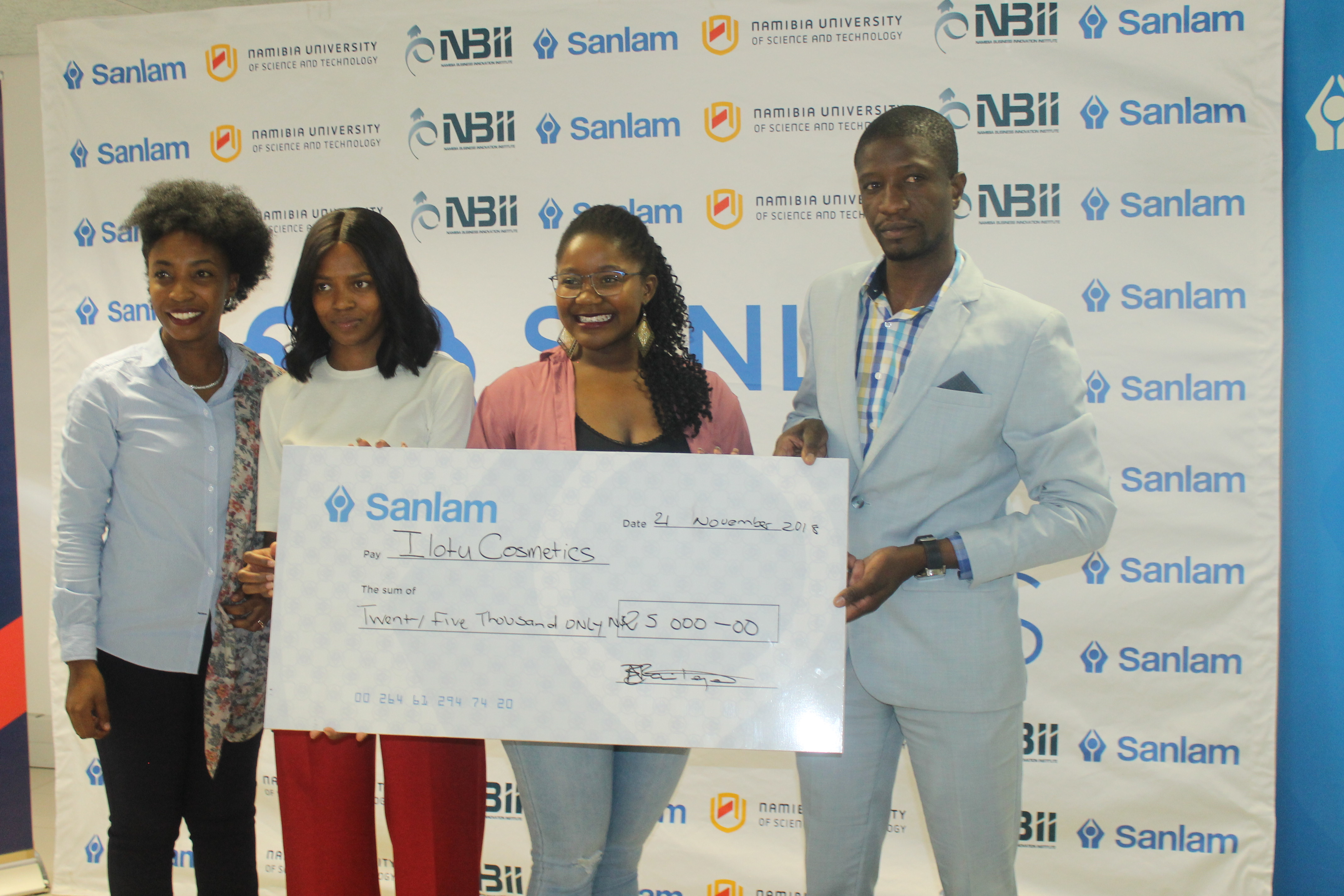Sanlam Innovation Works announces top winner for 2018. Namibia