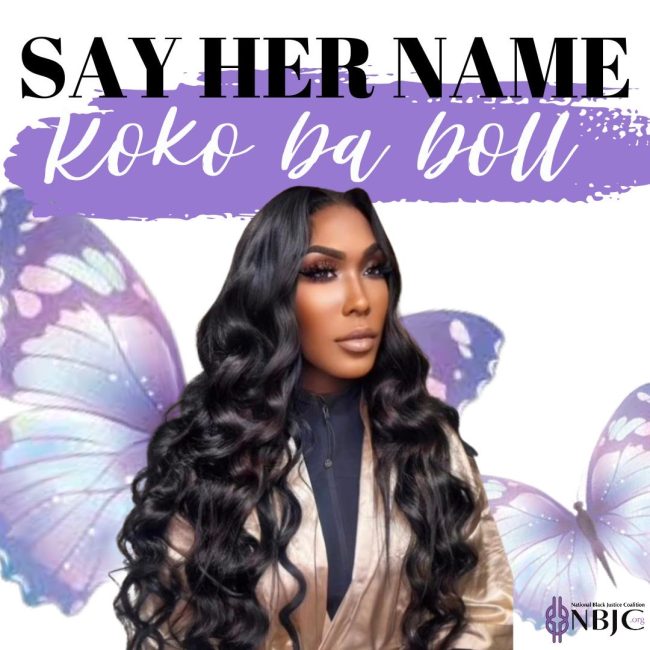 The National Black Justice Coalition Mourns the Death of Koko Da Doll