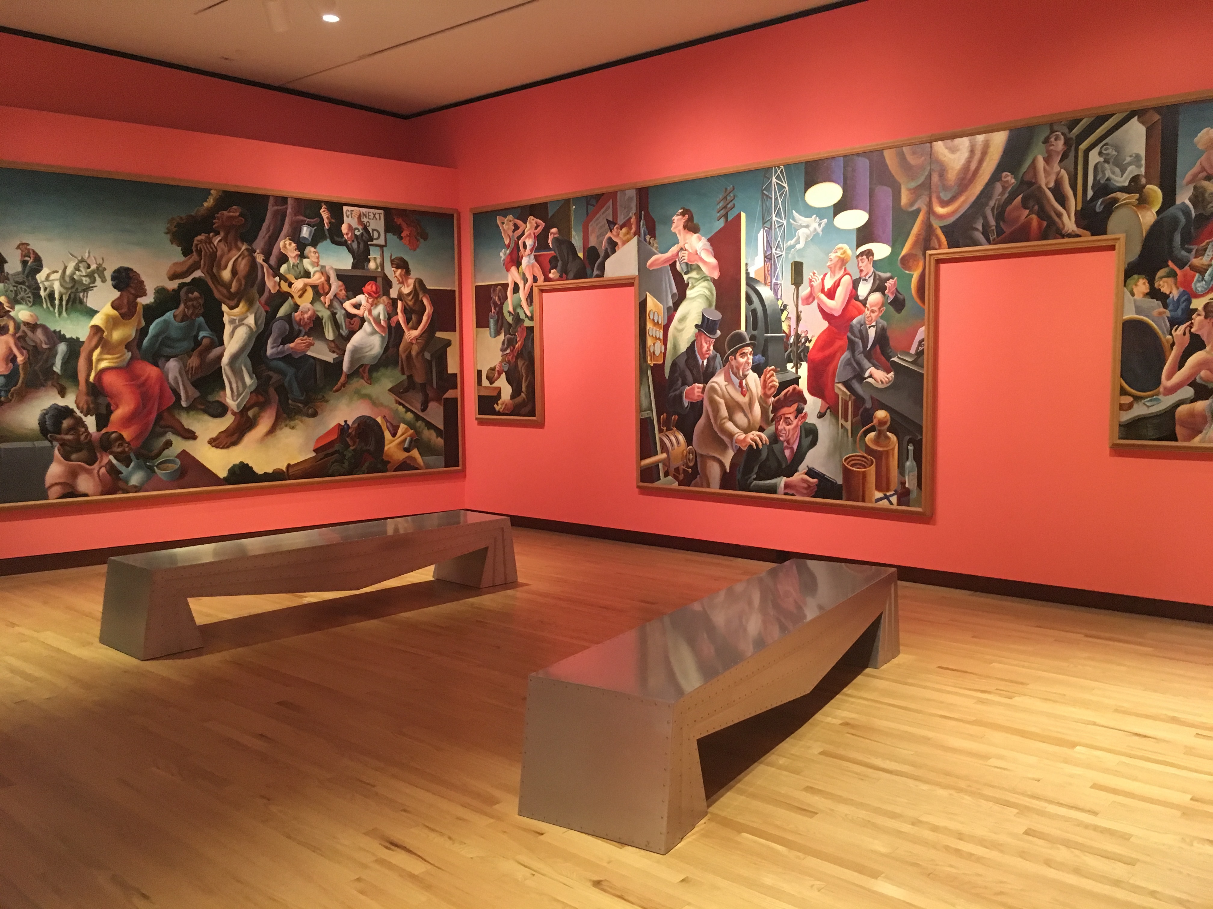 Thomas Hart Benton Murals "The Arts of Life in America"