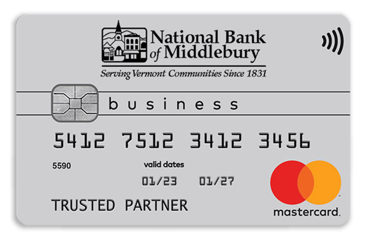 Business Visa & MasterCard National Bank of Middlebury