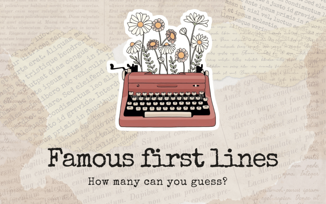 Famous First Lines NBPL